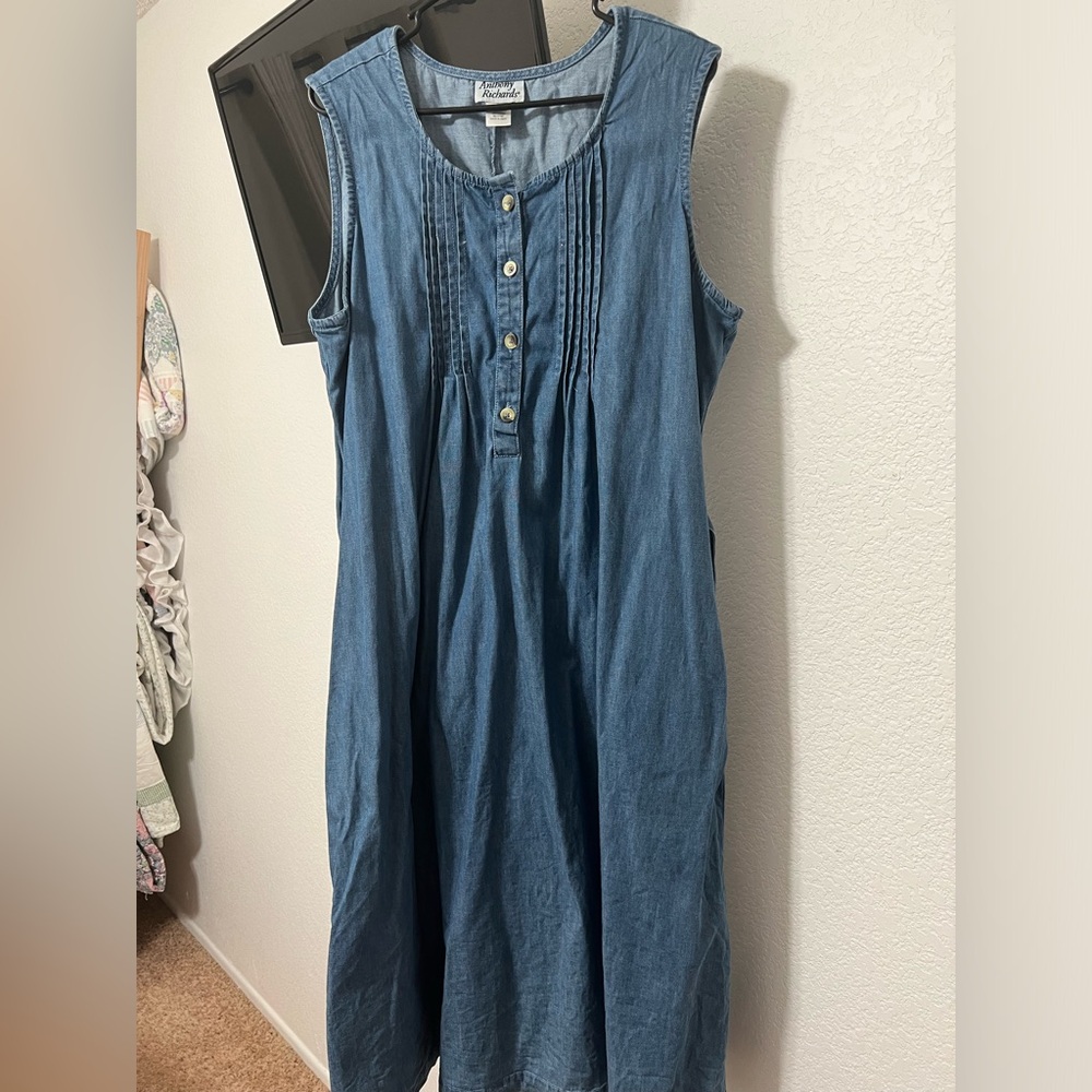 Vintage denim dress